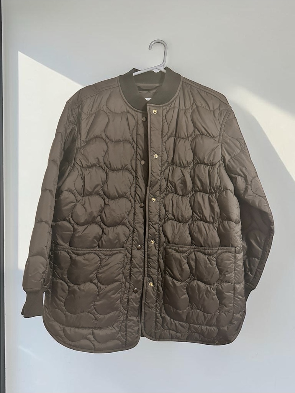 Madewell Quilted Puffer Jacket black - oversized
